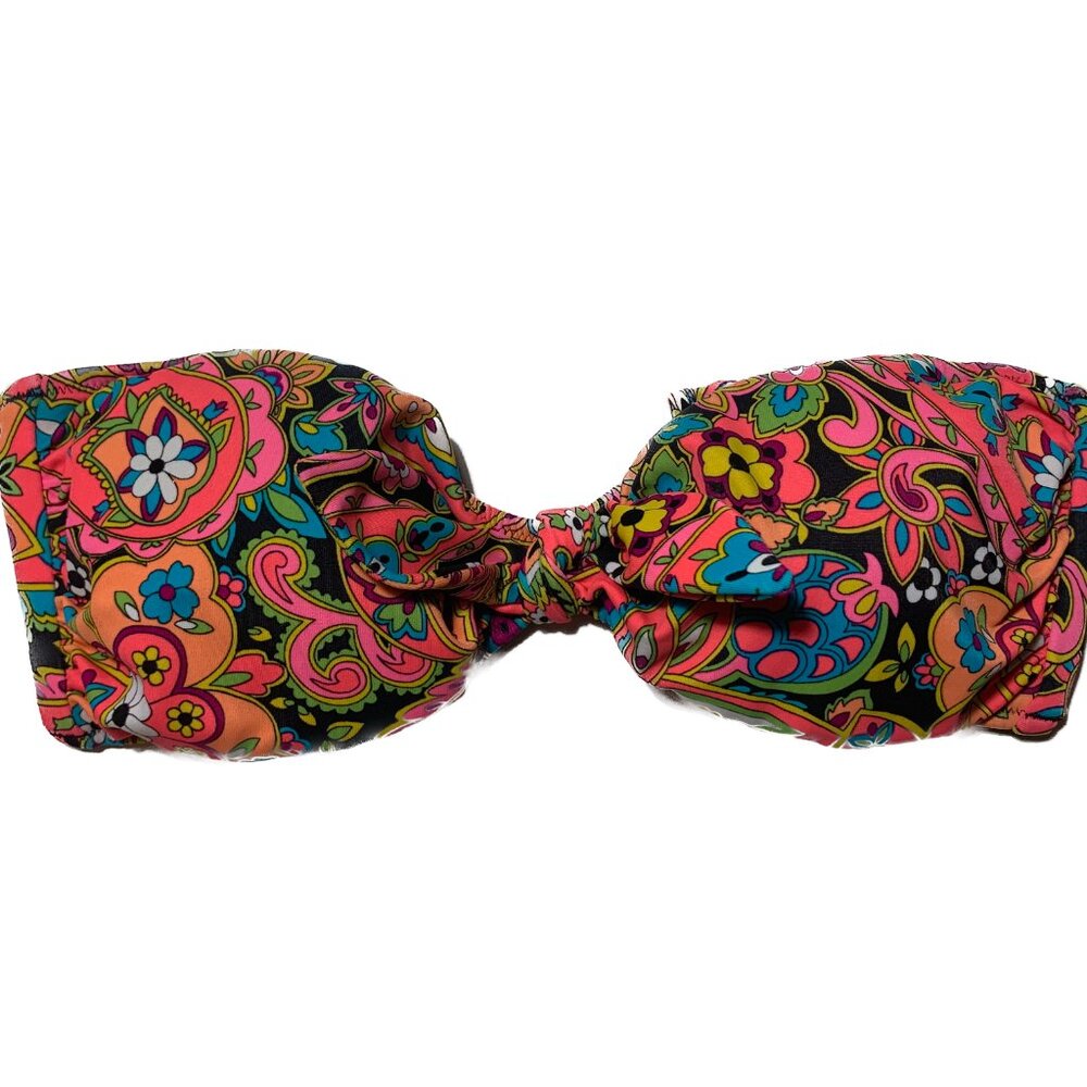 Bandeau Bikini Top with removable straps (NWOT)